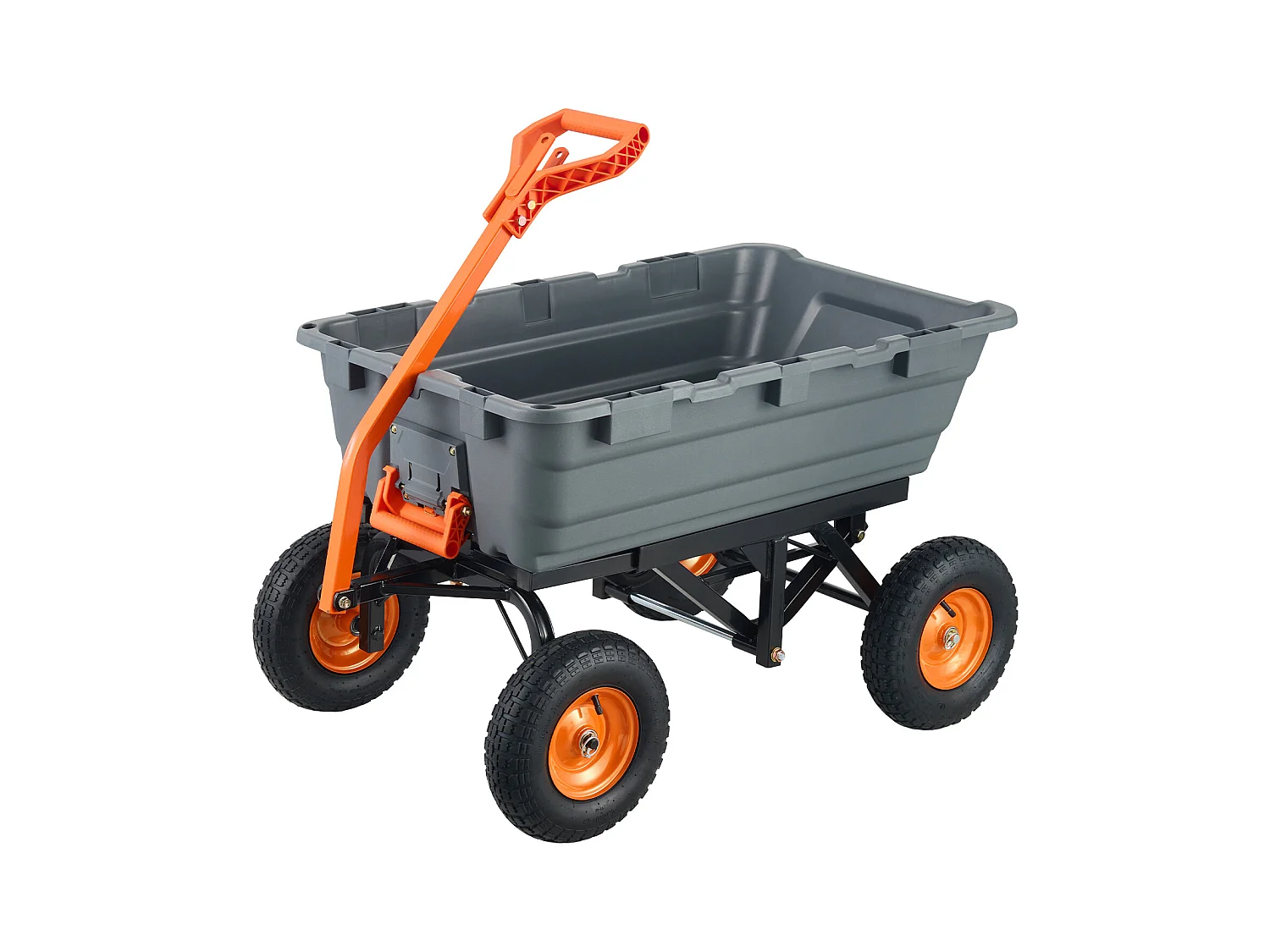 Carrello Ribaltabile da Giardino Poly SucceBuy Poly - Carrello da Giardino per Impieghi Gravosi, 6,48 piedi Cubi, 1200 libbre