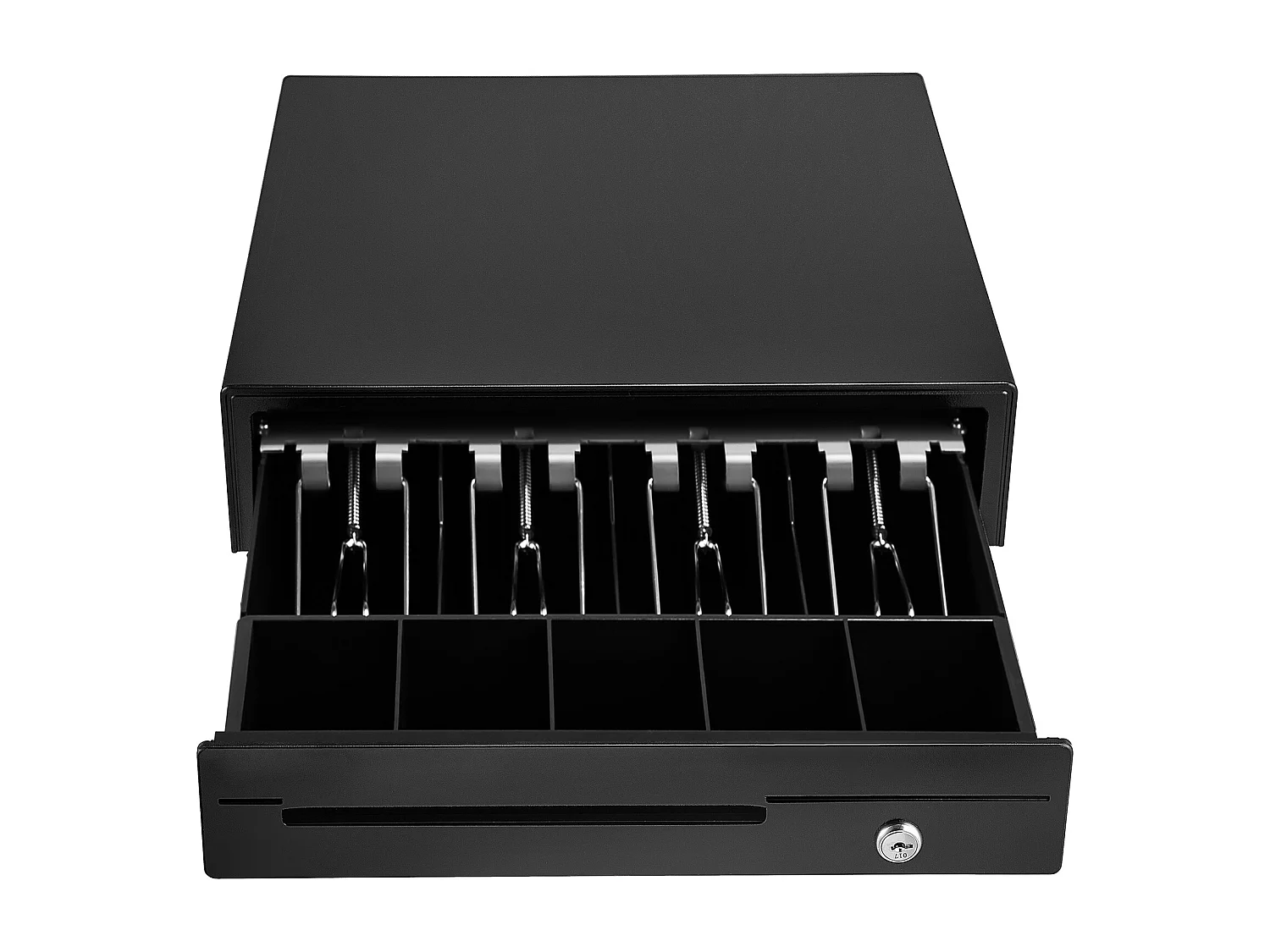 Compteuse de Billets SucceBuy 33cm pour Système de Point de Vente, 3 Méthodes de Déverrouillage, RJ11/RJ12