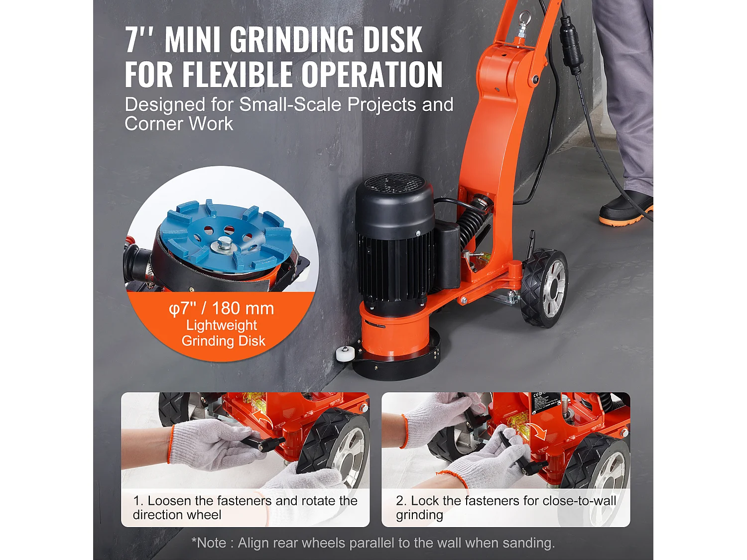 Foreuse à Béton SucceBuy 17.7Cm 1500W 2.0HP