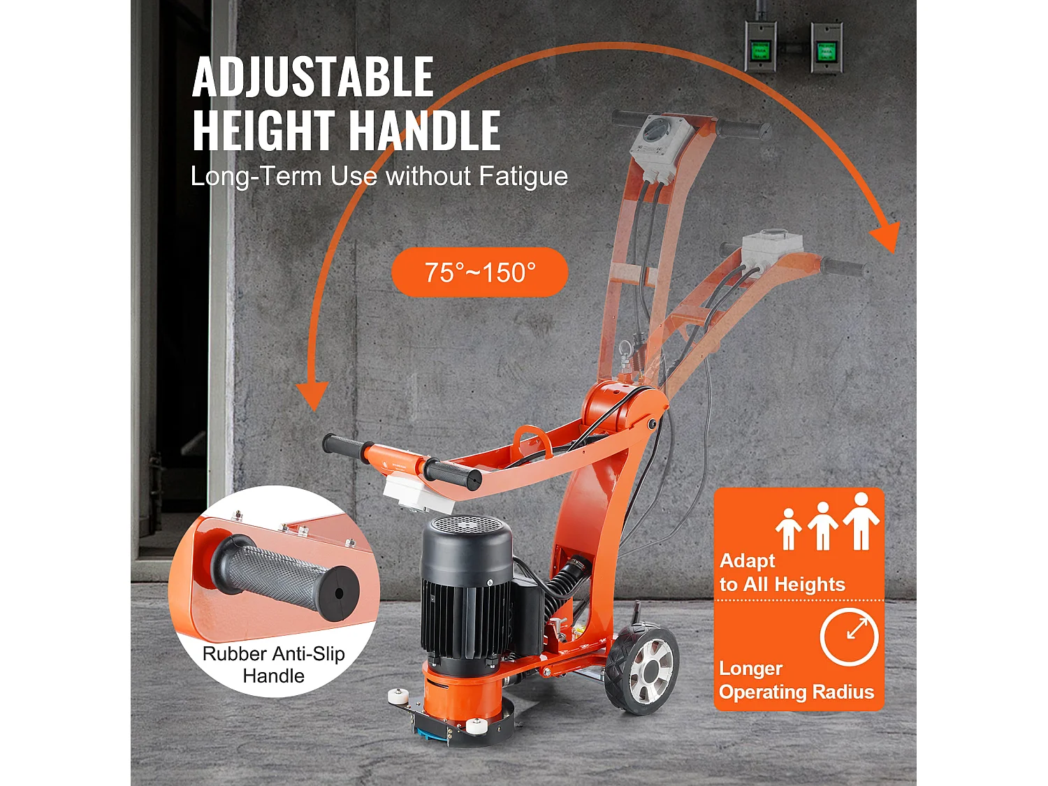 Foreuse à Béton SucceBuy 17.7Cm 1500W 2.0HP