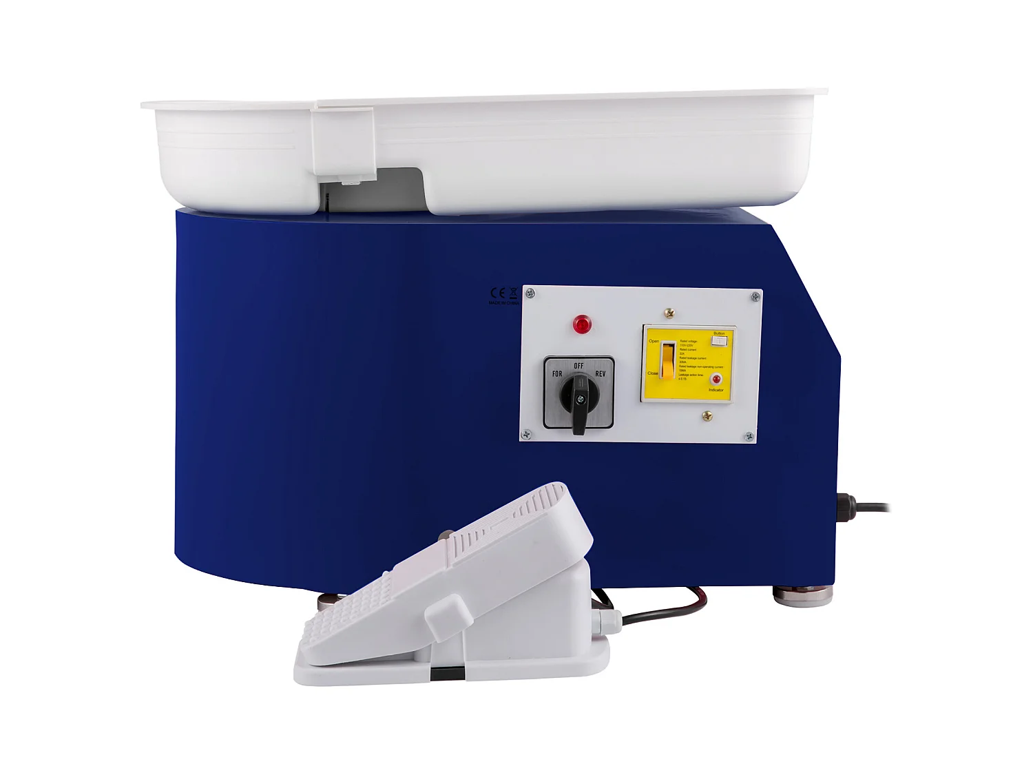 Tour de Potier SucceBuy Tour de Potier 28cm, Céramique avec Pédale, Outils de Sculpture, Bleu