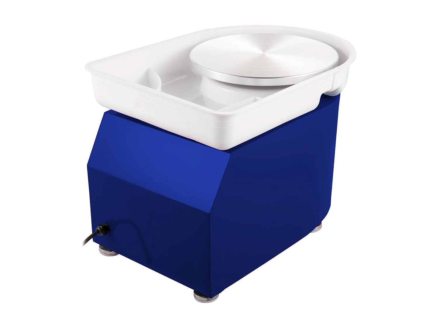 Tour de Potier SucceBuy Tour de Potier 28cm, Céramique avec Pédale, Outils de Sculpture, Bleu