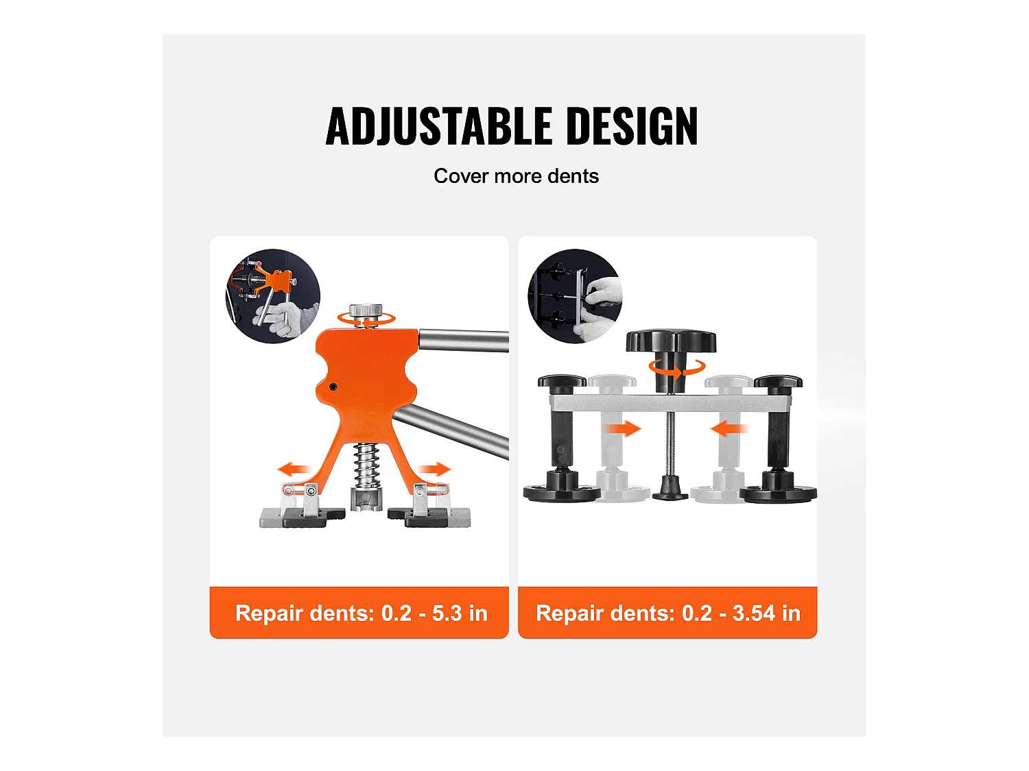 Outil de Débosselage SucceBuy Outil de Débosselage de Voiture | Débosselage sans Peinture | Kit de Réparation de Véhicule