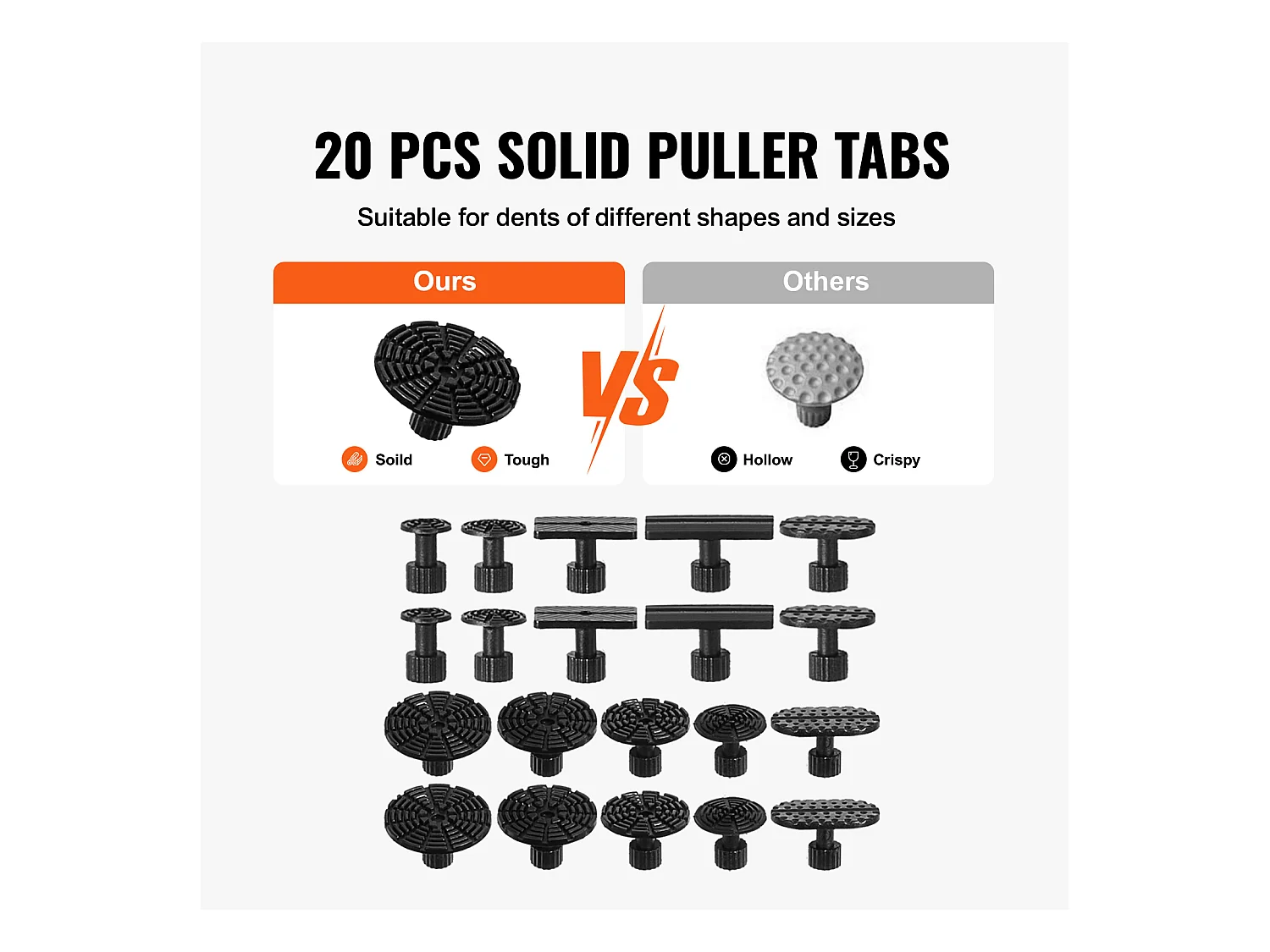 Outil de Débosselage SucceBuy Outil de Débosselage de Voiture | Débosselage sans Peinture | Kit de Réparation de Véhicule