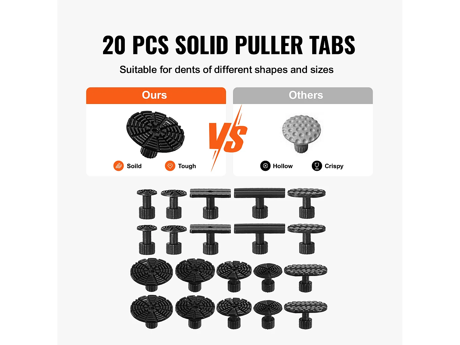 Outil de Débosselage SucceBuy Outil de Débosselage de Voiture | Débosselage sans Peinture | Kit de Réparation de Véhicule
