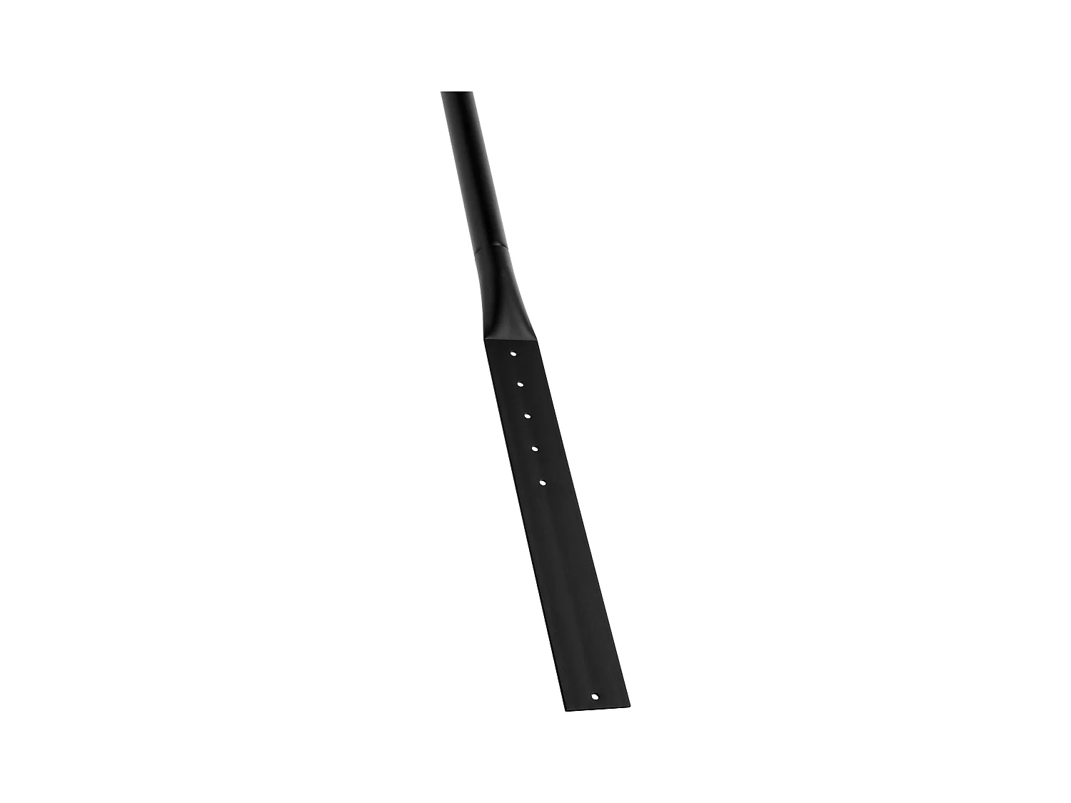 Poteau de Signalisation en Fonte SucceBuy de 122cm, Support de Panneau en U Portable avec Roulettes, Noir
