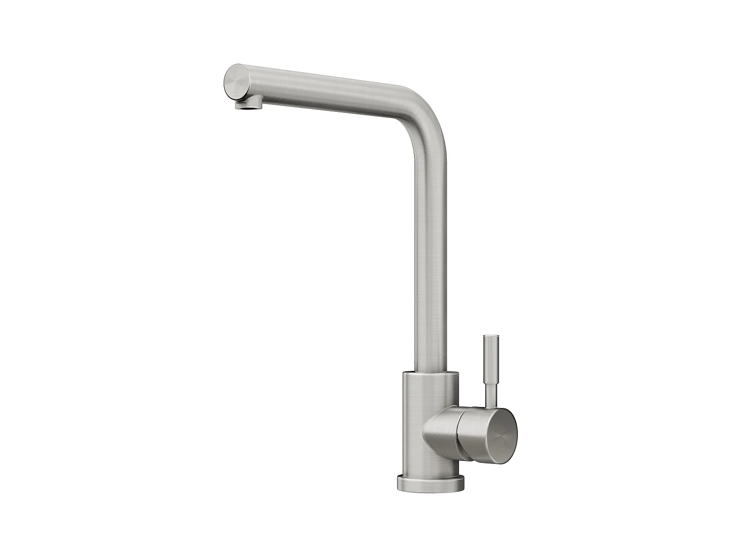 Ensemble évier 76x45 cm SOELA + robinet ROFILA en acier inoxydable - Gris