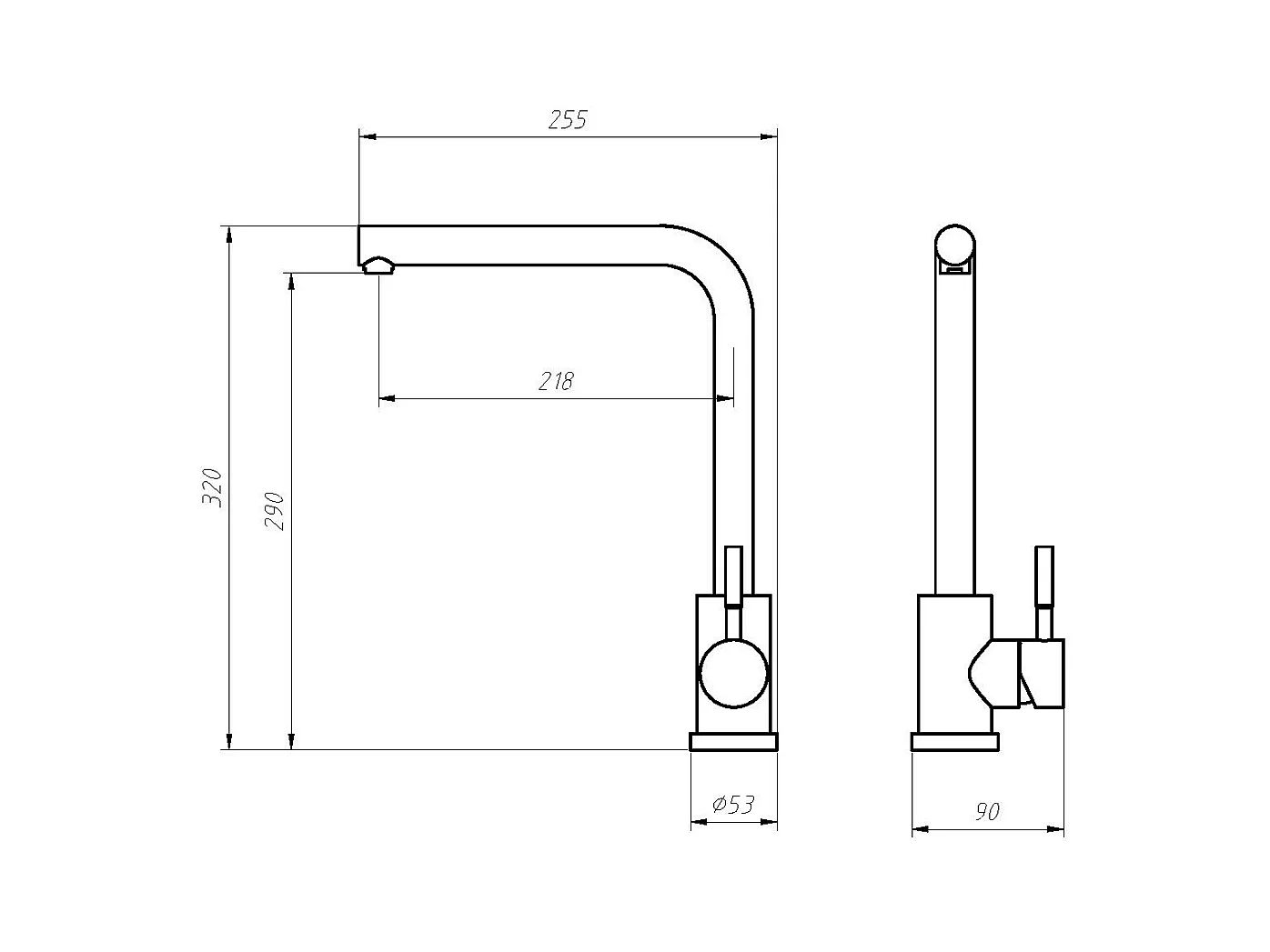 Ensemble évier 76x45 cm SOELA + robinet ROFILA en acier inoxydable - Gris