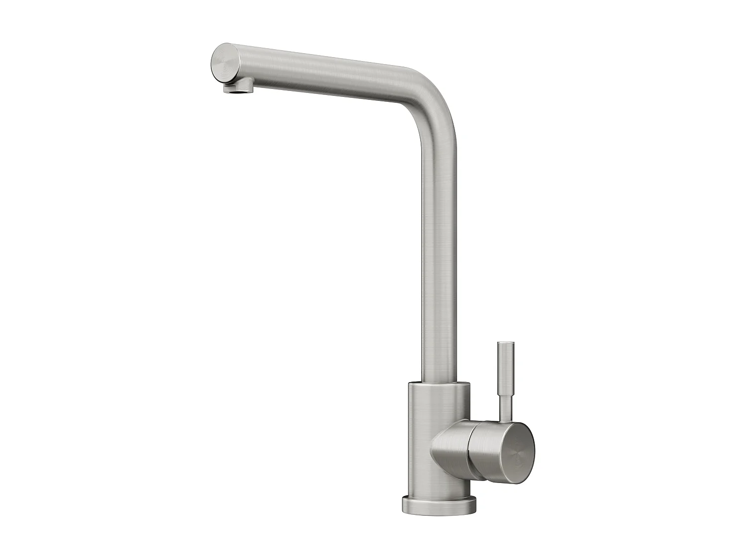 Fregadero 76x45 cm SOELA + grifo ROFILA de acero inoxidable - Gris