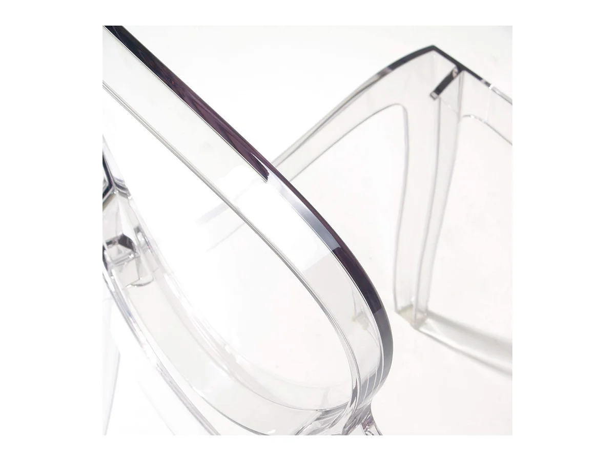 Satz von 2 Stühlen aus transparentem Polycarbonat - BRERA