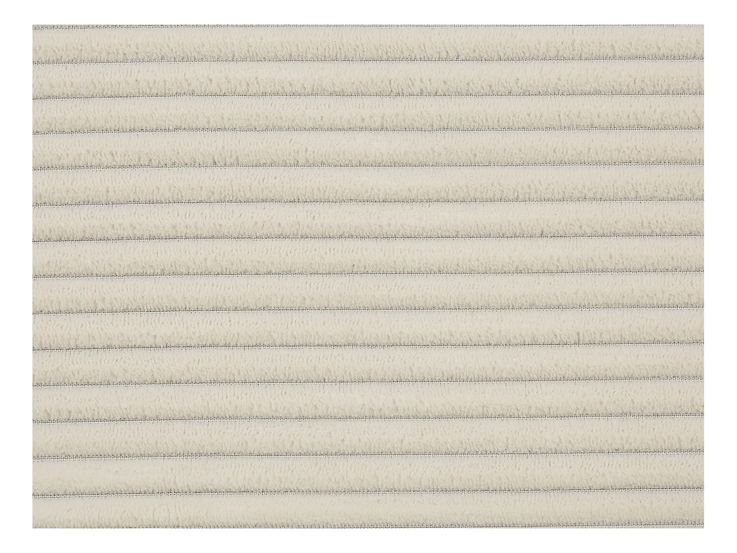 Hoekbank met hoek links in ribfluwelen stof kleur beige - MESETA