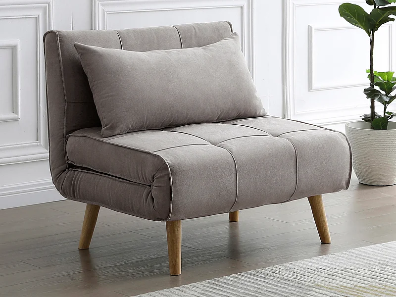 Schlafsessel - Stoff - Taupe - CHILA