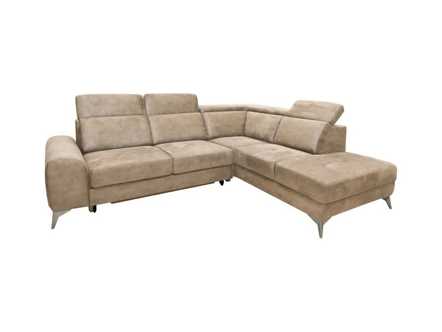 Canapé Corner Diego  R  /revêtement tissu/Beige