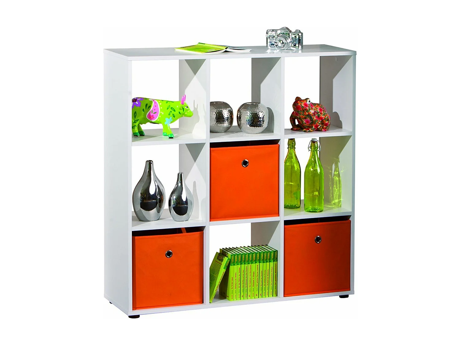 Séparateur 9 Compartiments Blanc, Dim : 105 x 33 x 109 cm