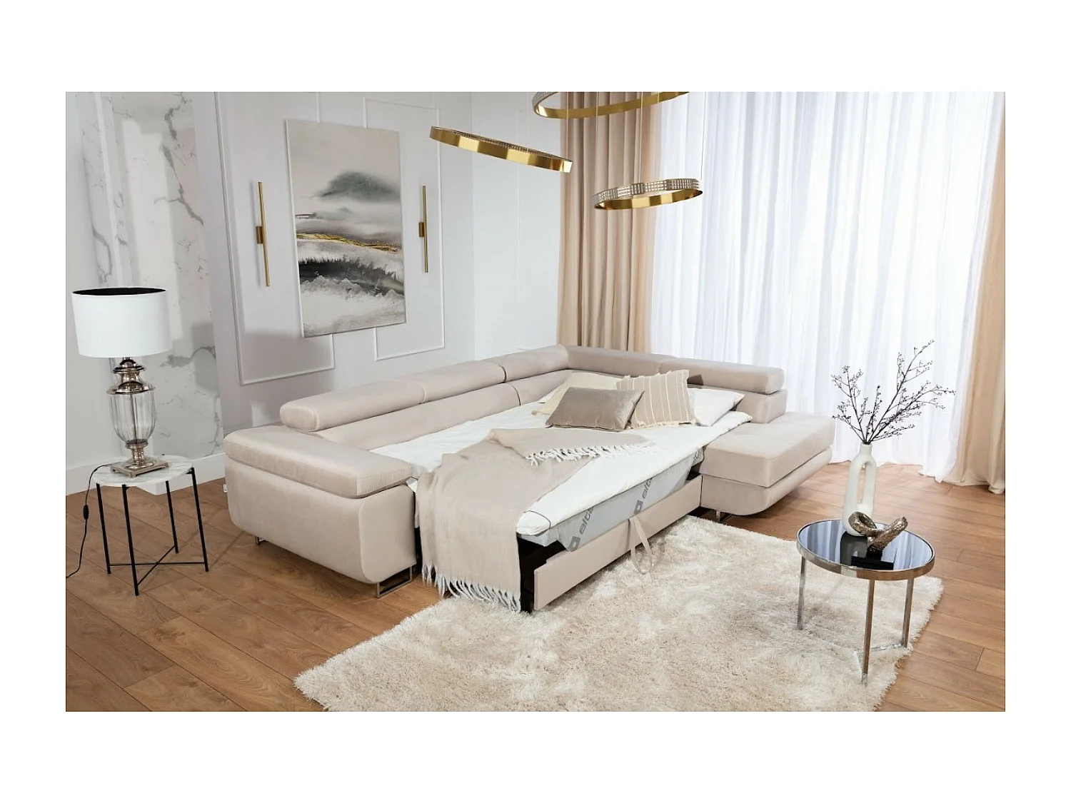 Canapé Corner Rondon R / En Stock /revêtement tissu/