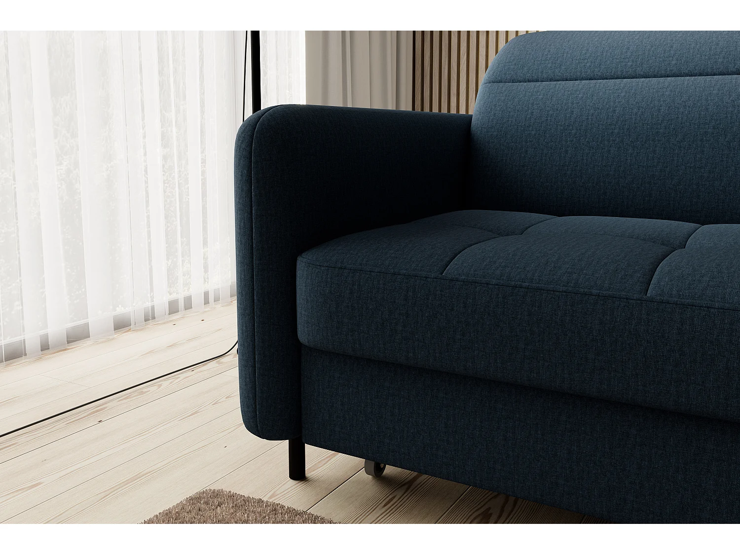 Canapé Corner Tippo   L / En Stock/revêtement tissu/Bleu