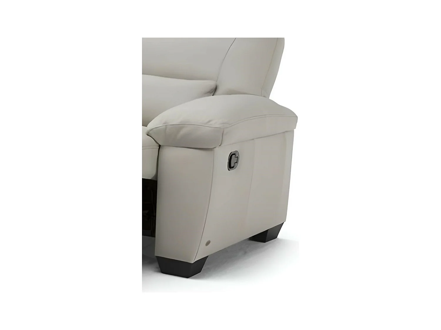 Canapé Corner Vernazza  R (Cuir)/revêtement tissu/