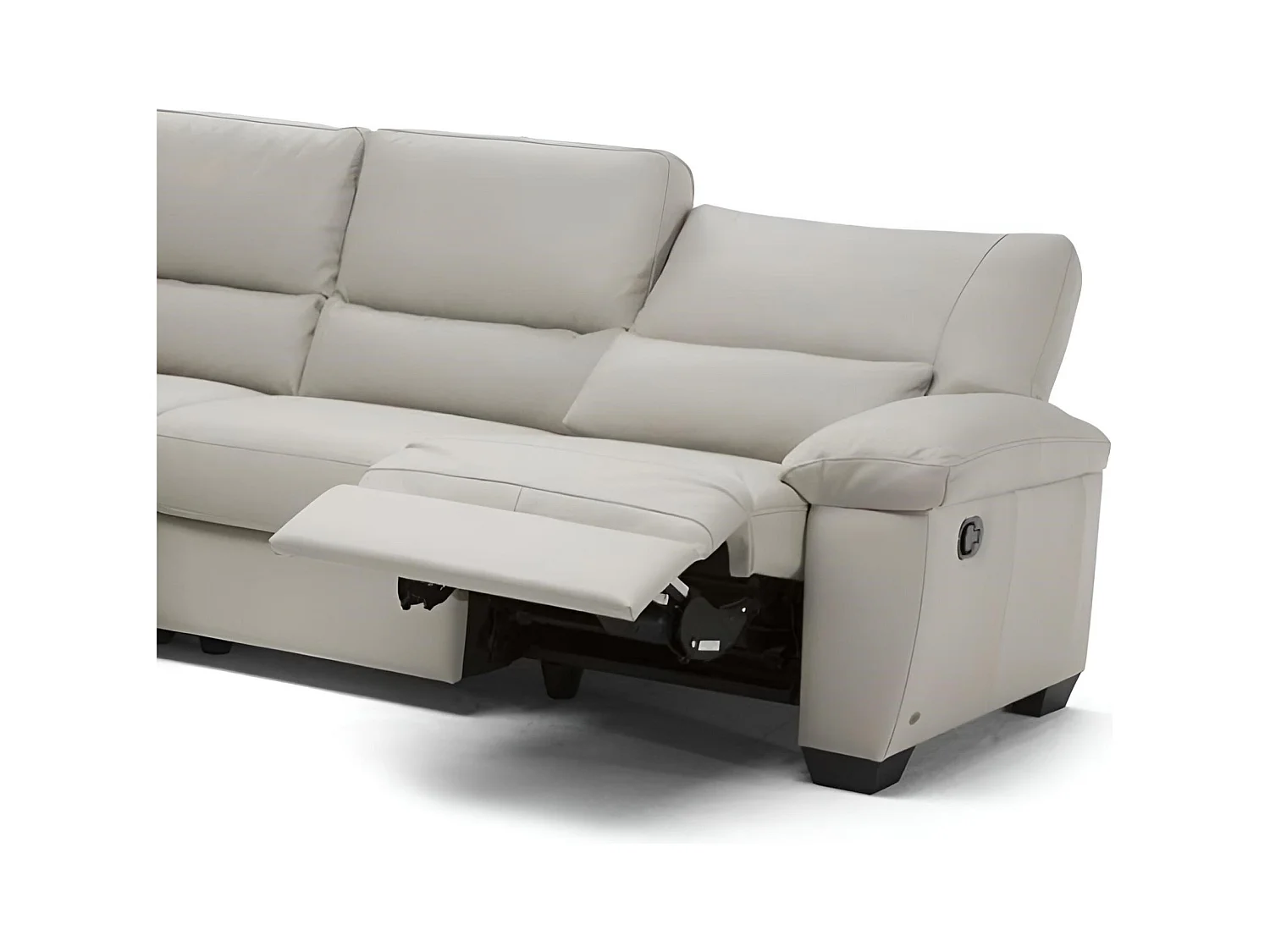 Canapé Corner Vernazza  R (Cuir)/revêtement tissu/