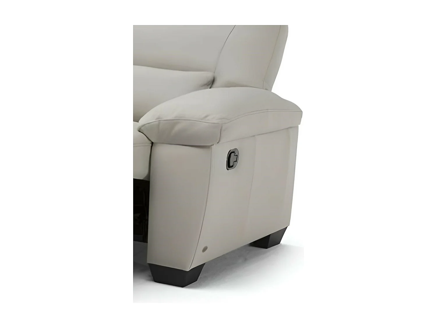 Ecksofa Vernazza R (Leder)/Stoffbezug/