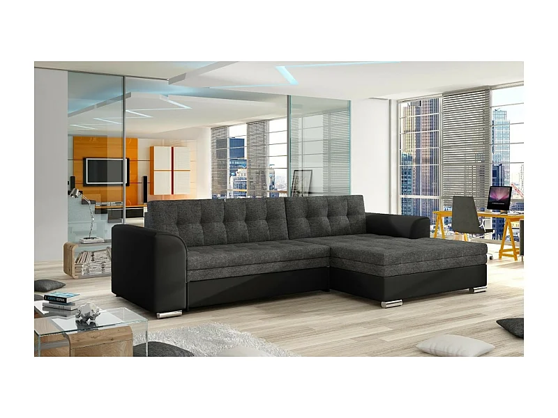 Ecksofa Merati R / An Lager/Stoffbezug/