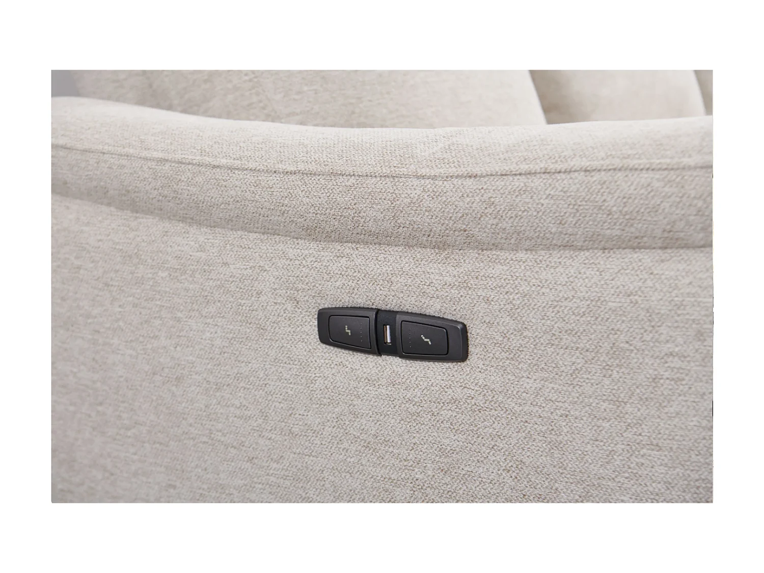 Ecksofa Marino R/Stoffbezug/Beige