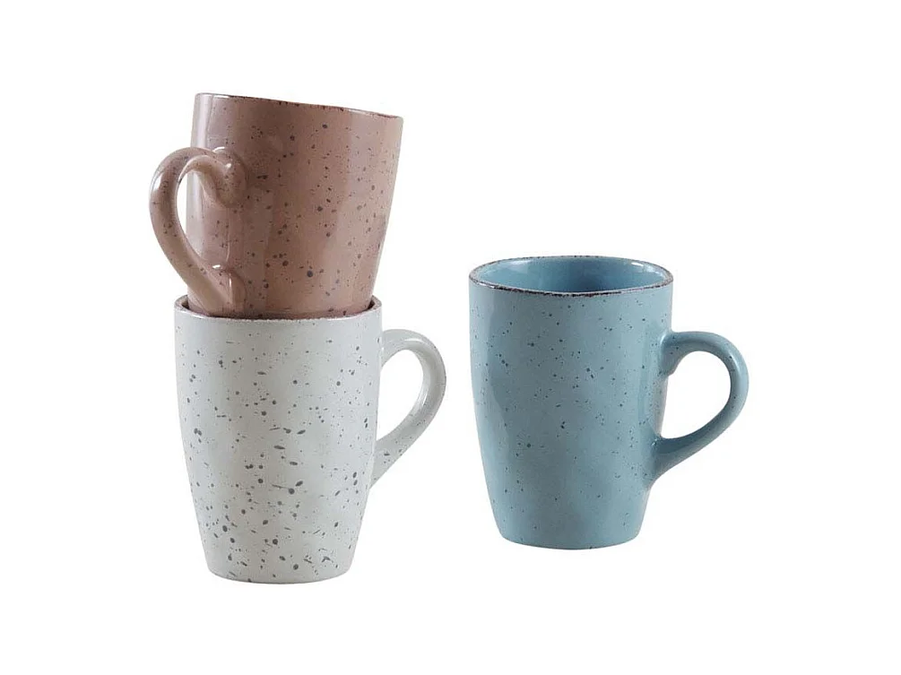 Mug en grès Trio Terrazzo Lot de 6