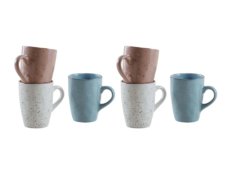 Mug en grès Trio Terrazzo Lot de 6