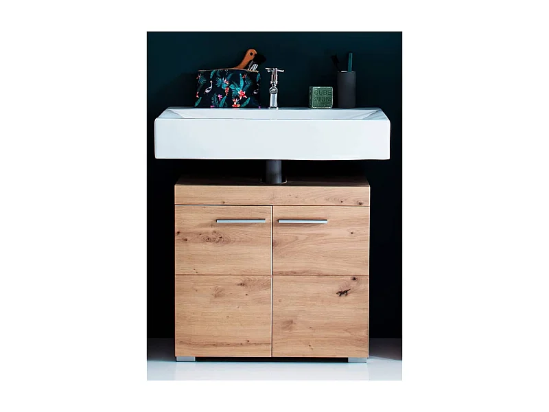 Meuble sous vasque Amanda chêne noueux