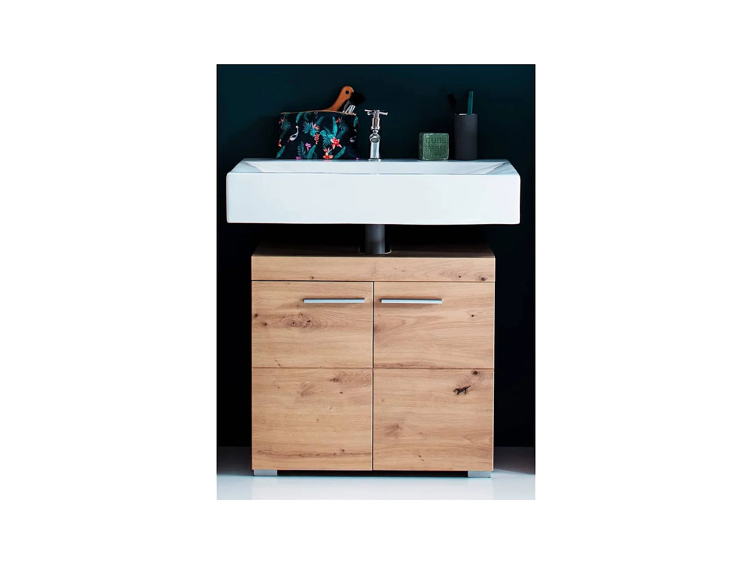 Meuble sous vasque Amanda chêne noueux