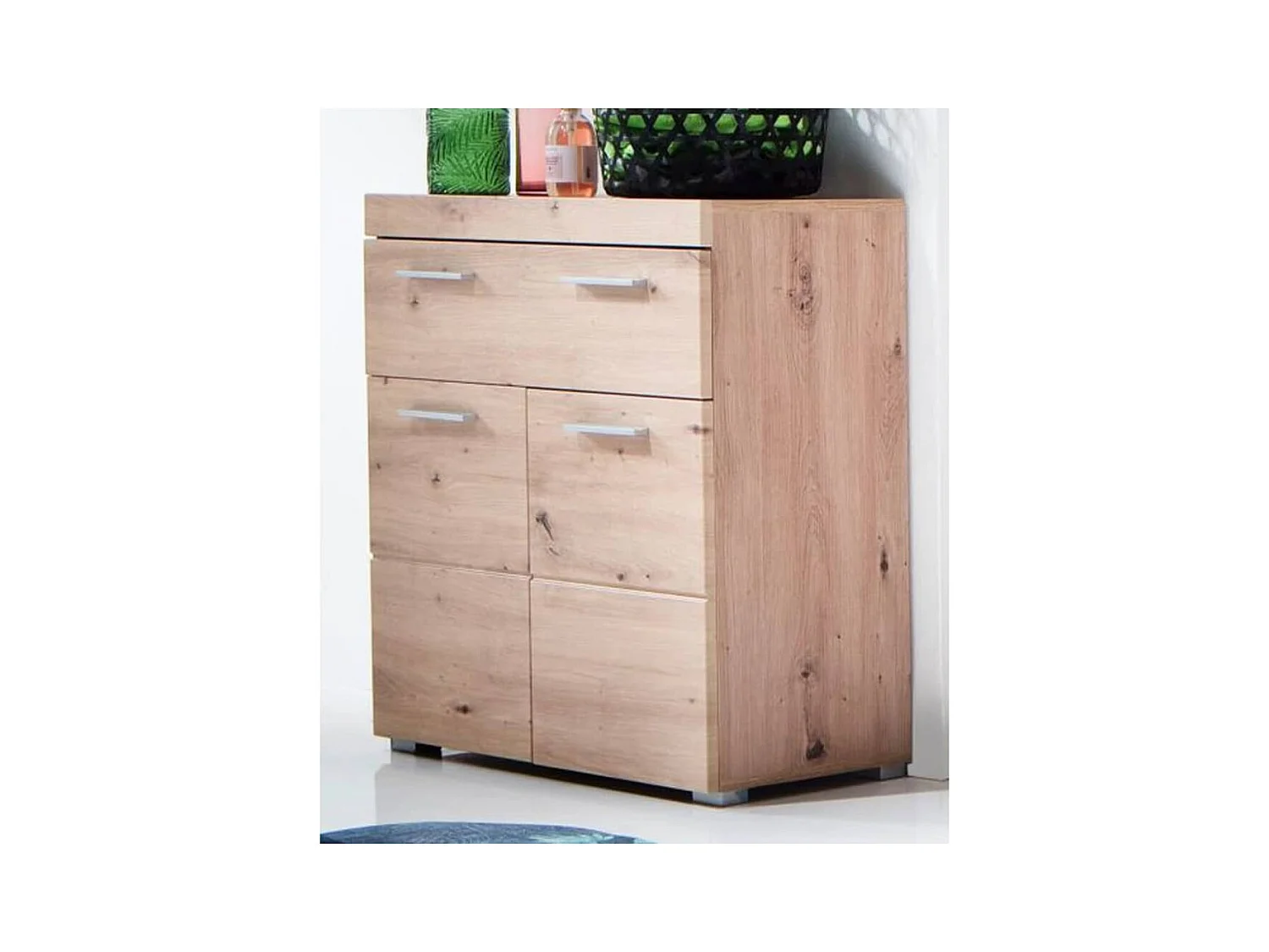 Armoire de sol de salle de bain Amanda chêne noueux