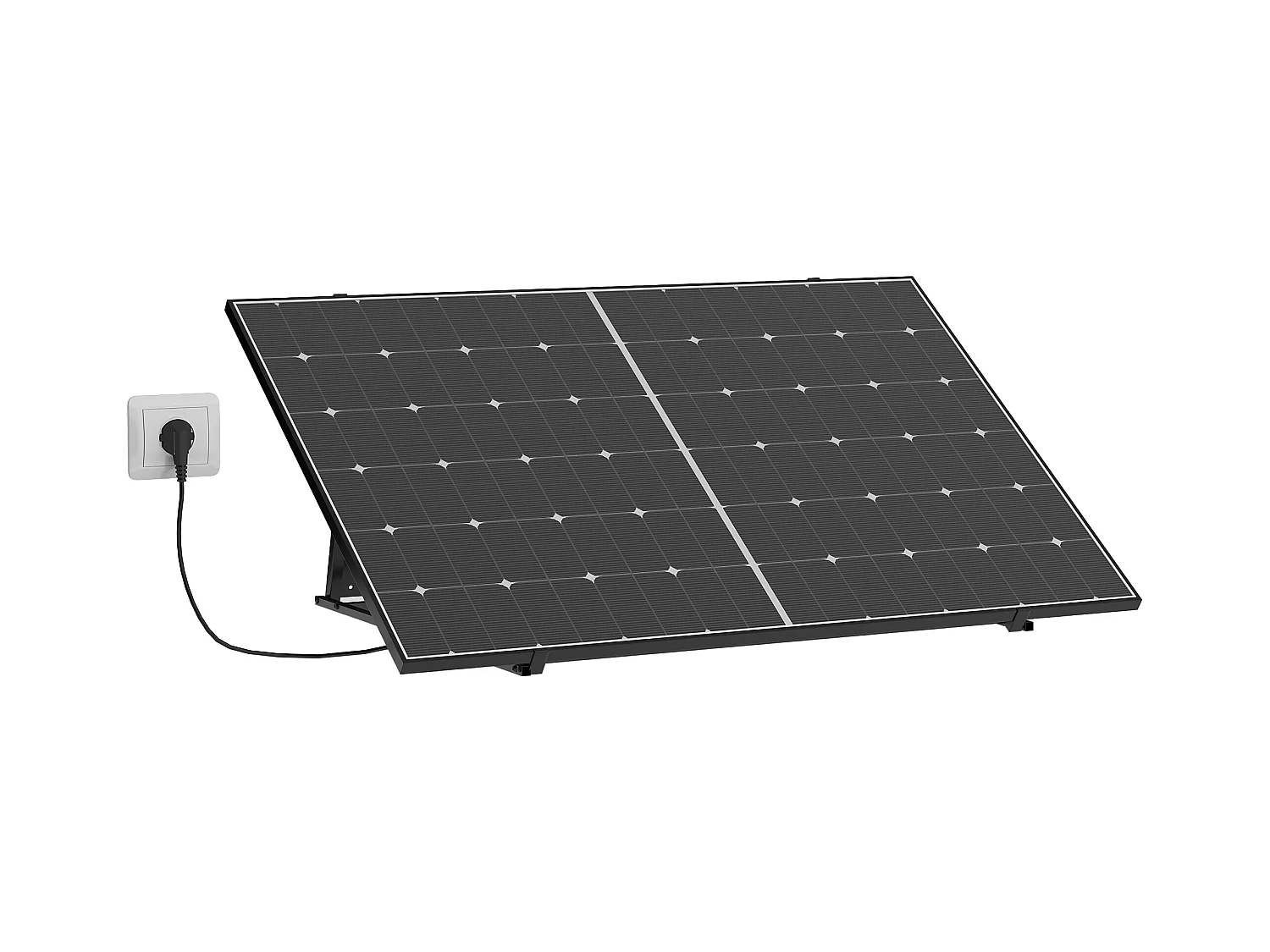 Kit panneau solaire Plug and Play + batterie de stockage - 425 W - LUMINOSER