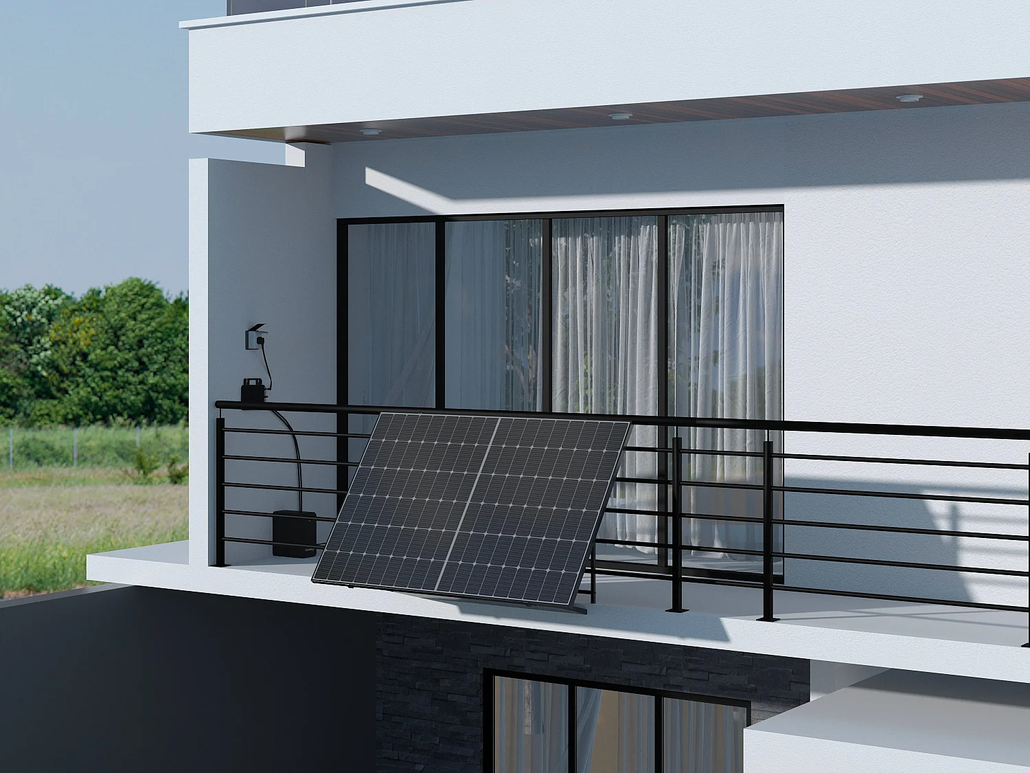 Kit panel solar Plug and Play + batería de almacenamiento - 425 W - LUMINOSER