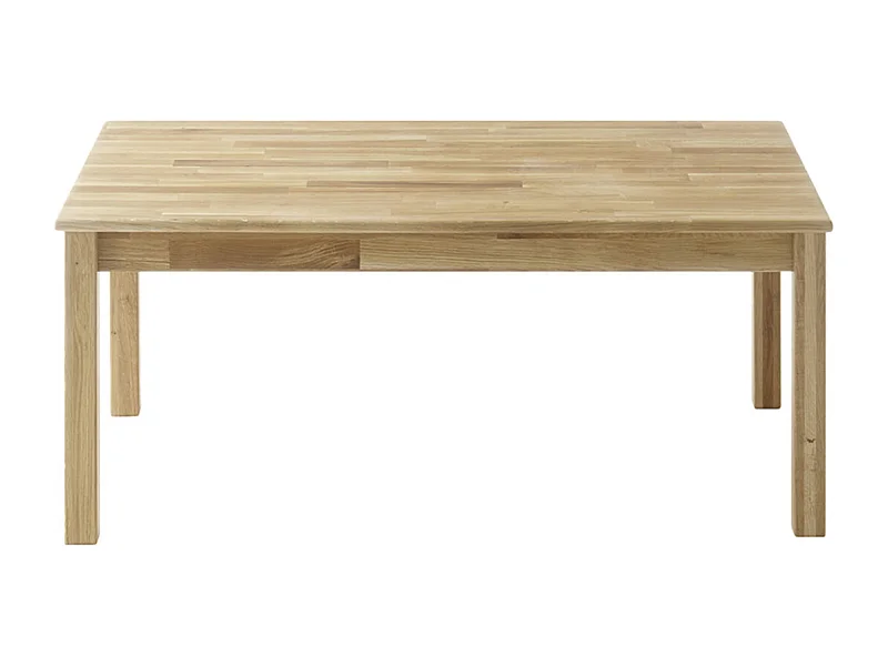 Table basse en bois de chêne sauvage massif - Longueur 105 x Hauteur 45 x Profondeur 65 cm