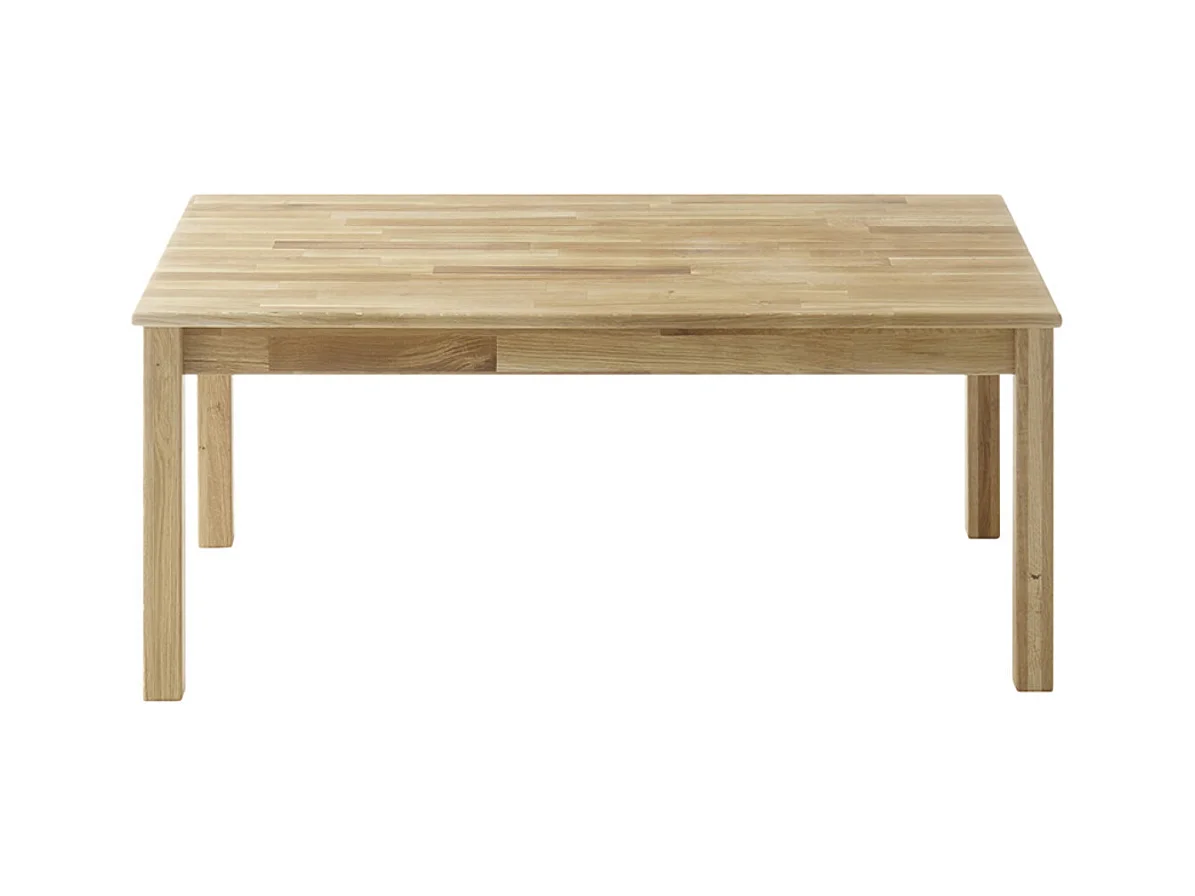Table basse en bois de chêne sauvage massif - Longueur 105 x Hauteur 45 x Profondeur 65 cm
