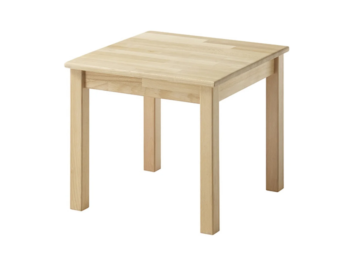 Table basse en bois hêtre massif huilé - Longueur 50 x Hauteur 45 x Profondeur 50 cm