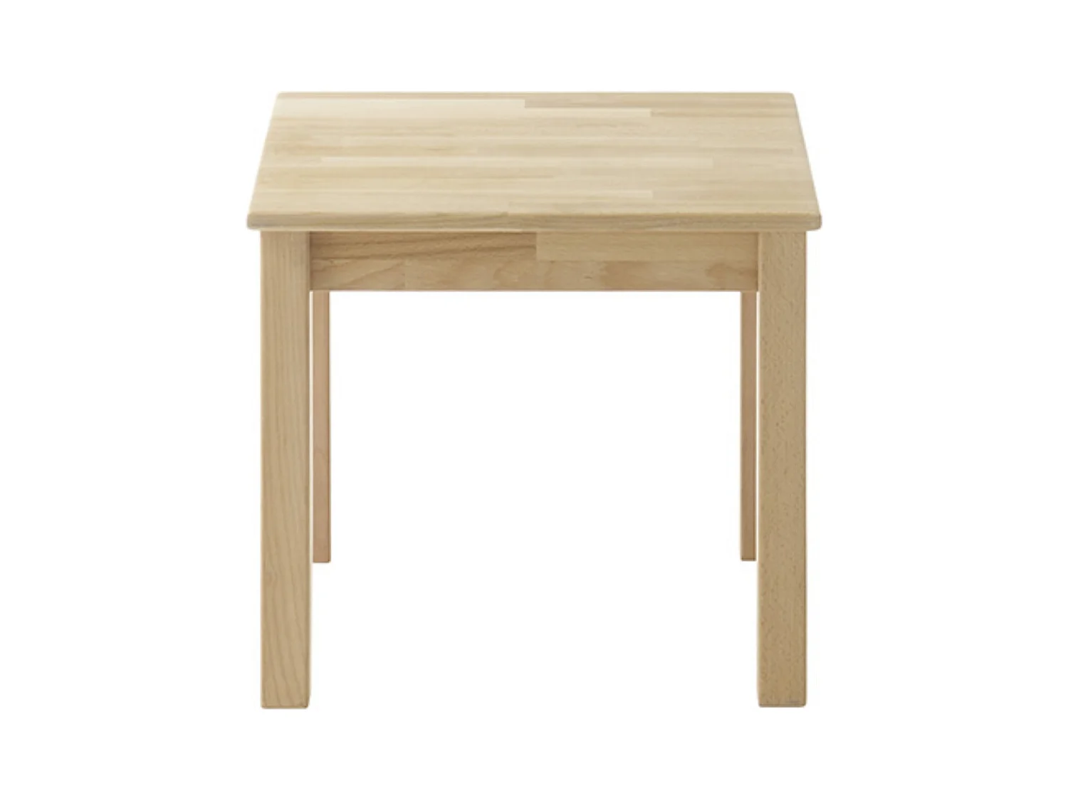 Table basse en bois hêtre massif huilé - Longueur 50 x Hauteur 45 x Profondeur 50 cm