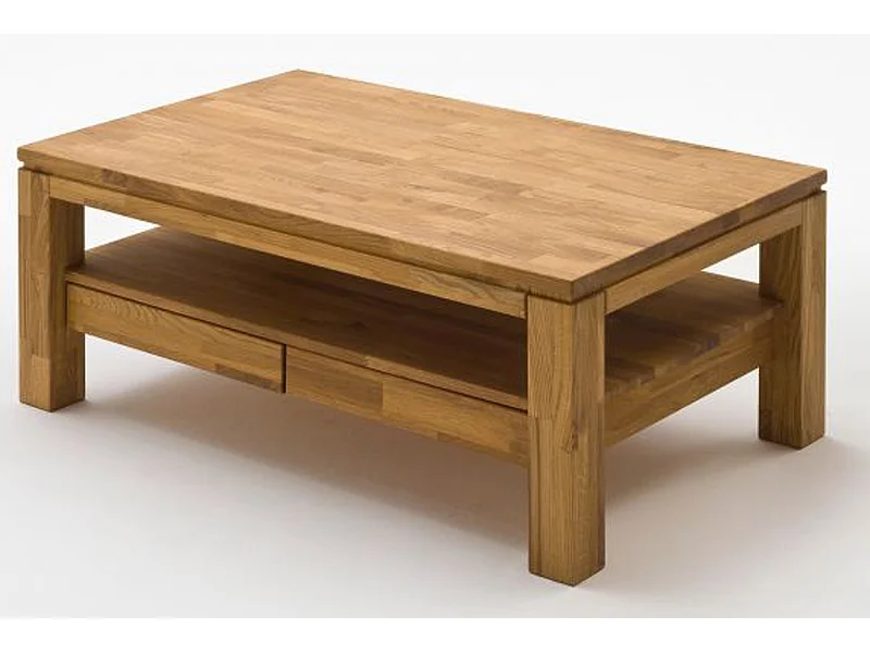 Table basse coloris chêne noueux huilé - Longueur 115 x Hauteur 54 x Pronfondeur 70 cm