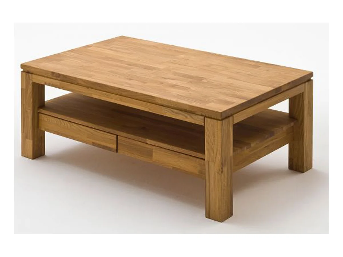 Table basse coloris chêne noueux huilé - Longueur 115 x Hauteur 54 x Pronfondeur 70 cm