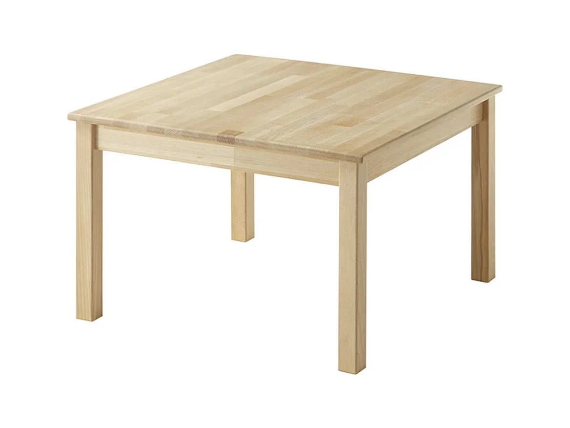 Table basse en bois hêtre massif huilé - Longueur 70 x Hauteur 45 x Profondeur 70 cm