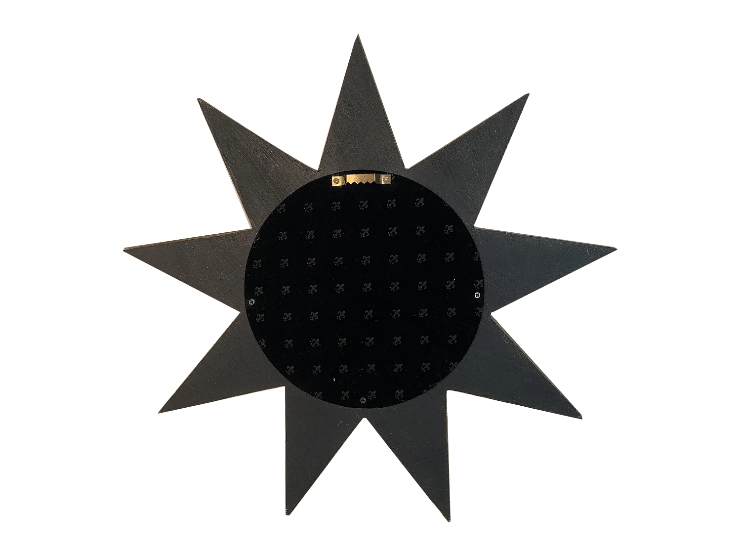 Miroir étoile facettes doré 34cm