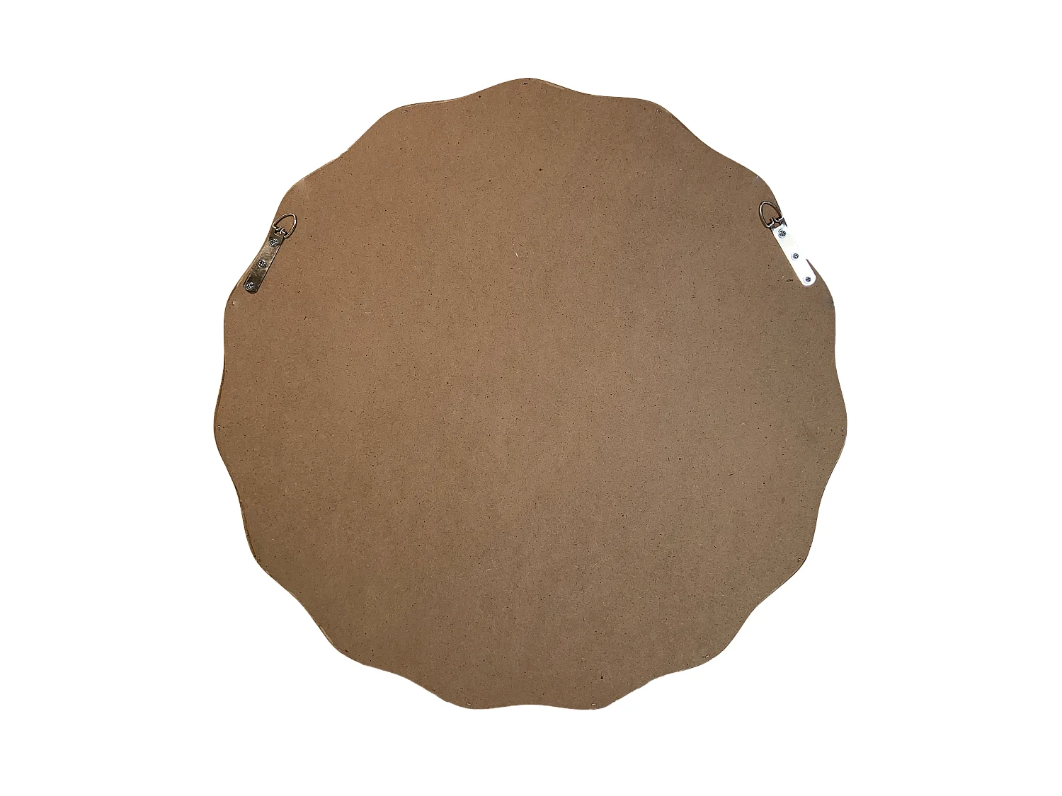 Miroir bois brun ondulé 60cm