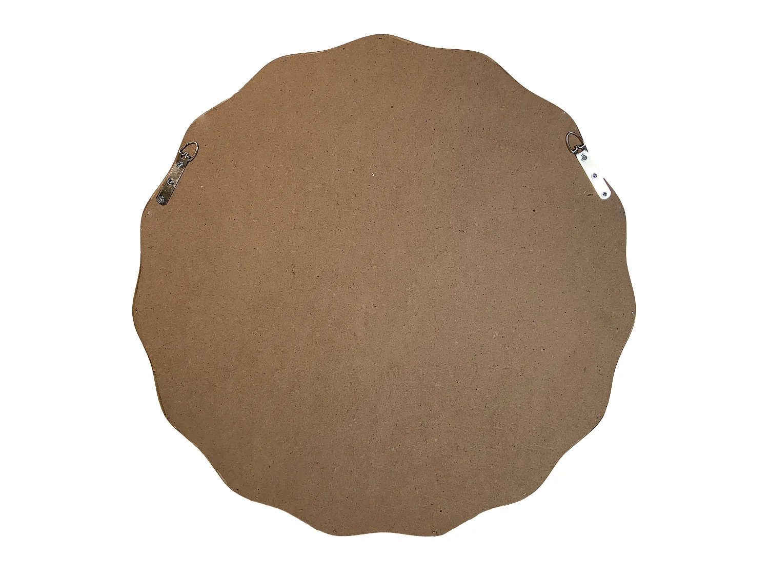 Miroir bois brun ondulé 60cm