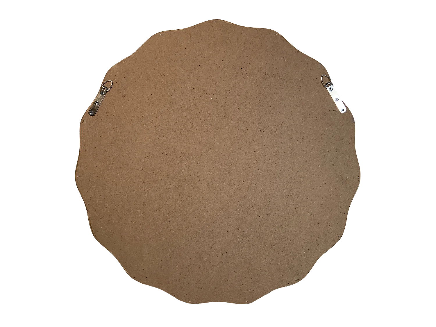 Miroir bois brun ondulé 60cm