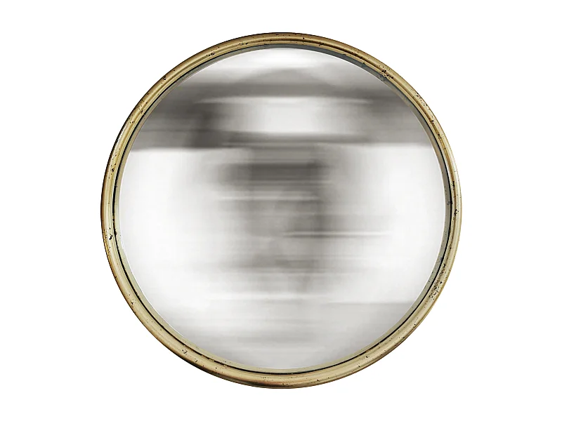 Miroir rond convexe bords fins 80 cm