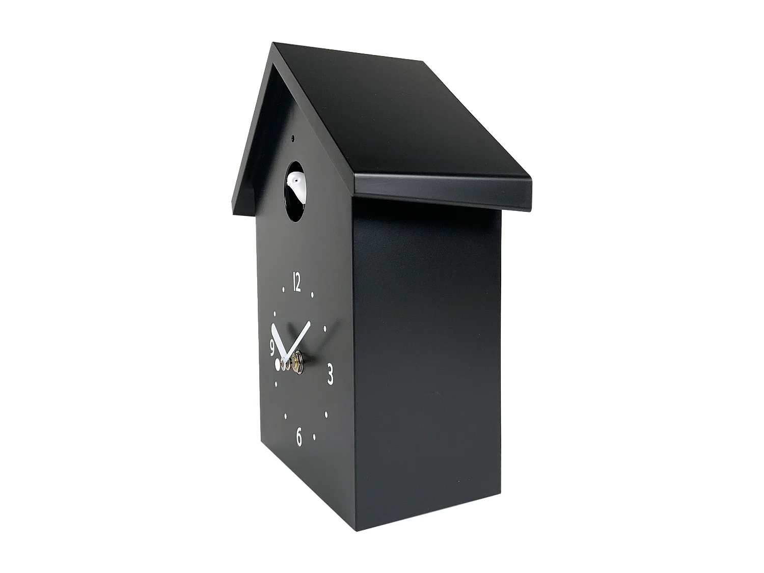 Horloge coucou noir et blanc 20x10x34.5cm