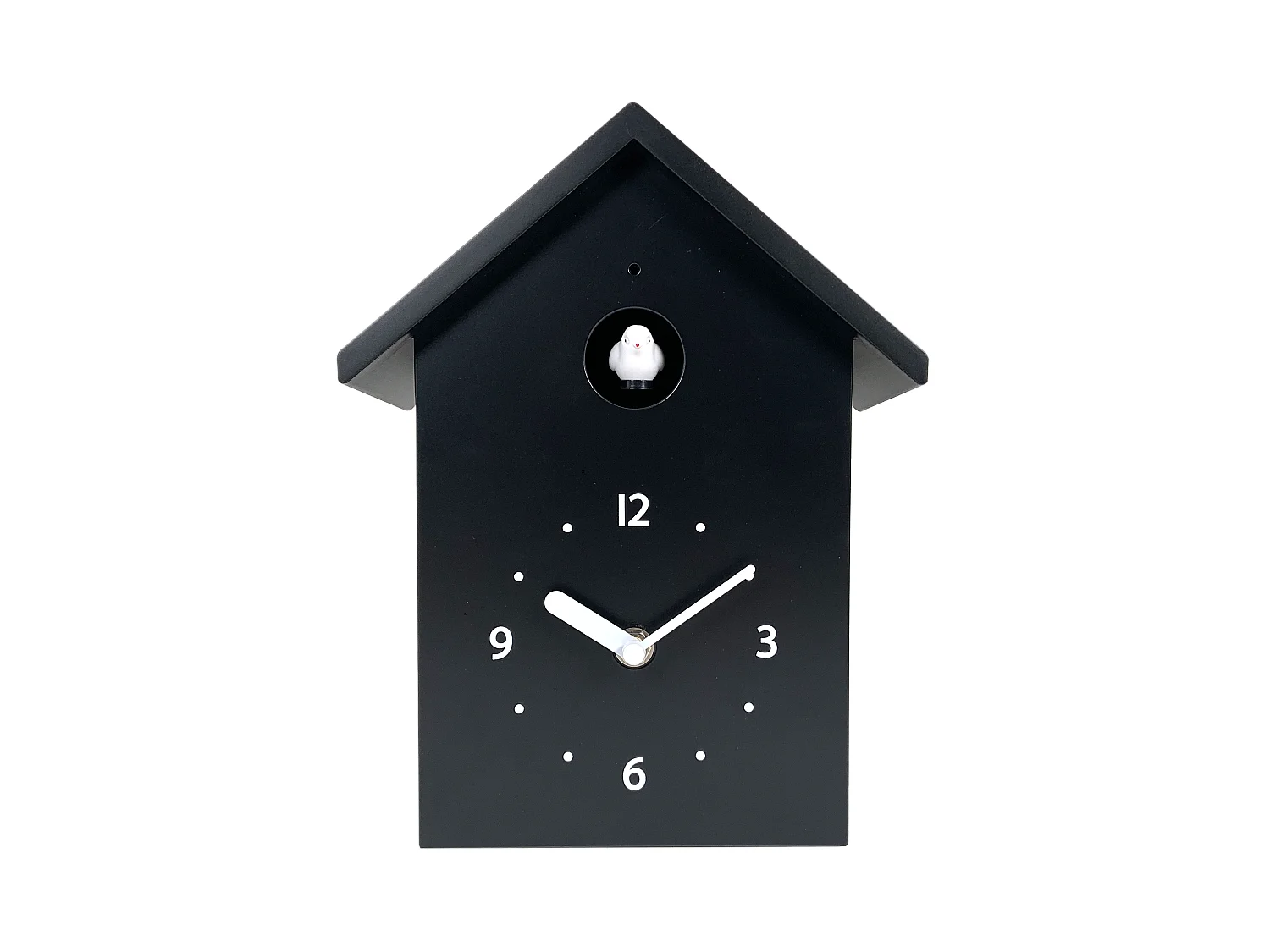 Horloge coucou 20x10x34.5cm Noir et Blanc