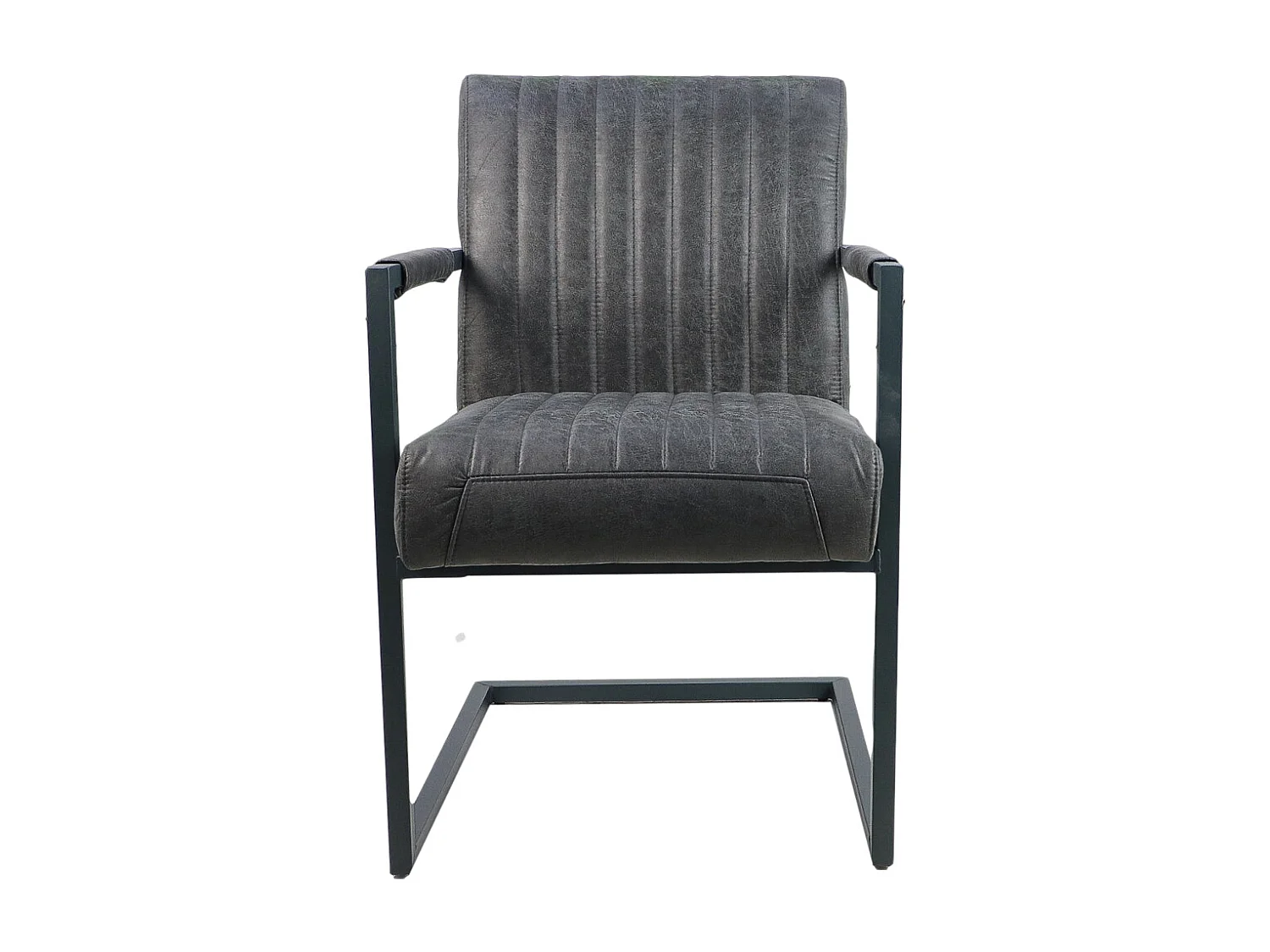 Chaise de salle à manger Texas avec accoudoir - Yacht Graphite(66) 55*50*85
