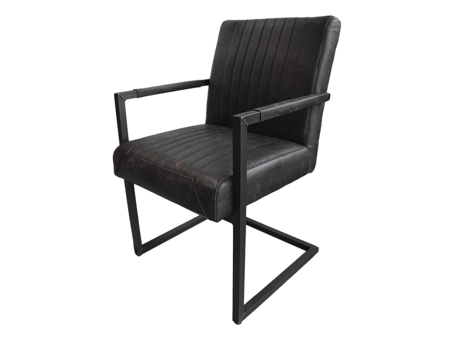 Chaise de salle à manger Texas avec accoudoir - Yacht Graphite(66) 55*50*85