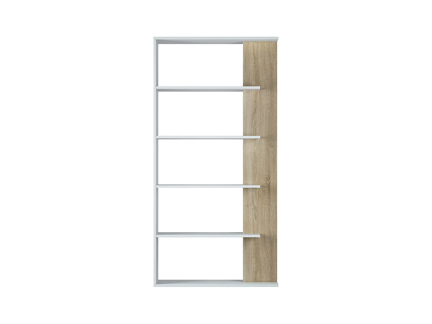 Libreria scaffale multiuso ROVERE con ripiani 90 X 25 X 180 cm salone studio camera - 0F2252A