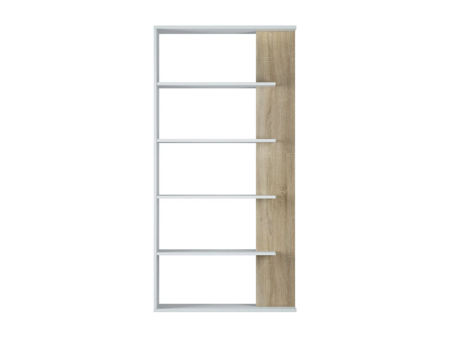 Libreria scaffale multiuso ROVERE con ripiani 90 X 25 X 180 cm salone studio camera - 0F2252A